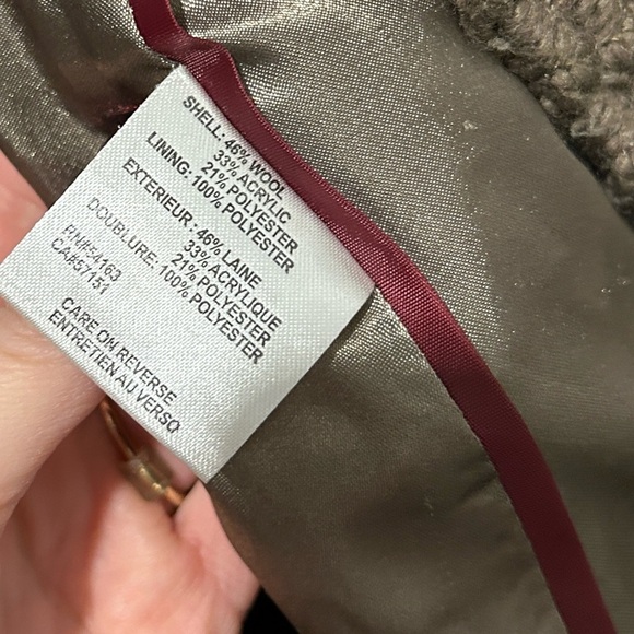 Calvin Klein Women's Double Breasted Wool Coat with Belt ~ size Small - Picture 9 of 10